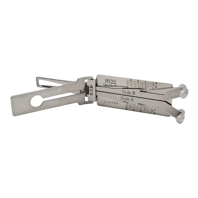Original HY22 NEU Lishi 2-in-1 Pick/Decoder für Hyundai/Kia Schlossöffnungswerkzeug für Schlosser – Detail 5