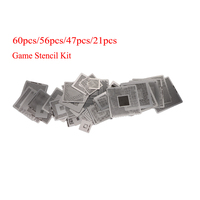 60pcs/56pcs/47pcs/21pcs Updated Direct Heating Stencils For Game Console PS3 CPU PS4 GPU XBOX CXD WII Heat Template