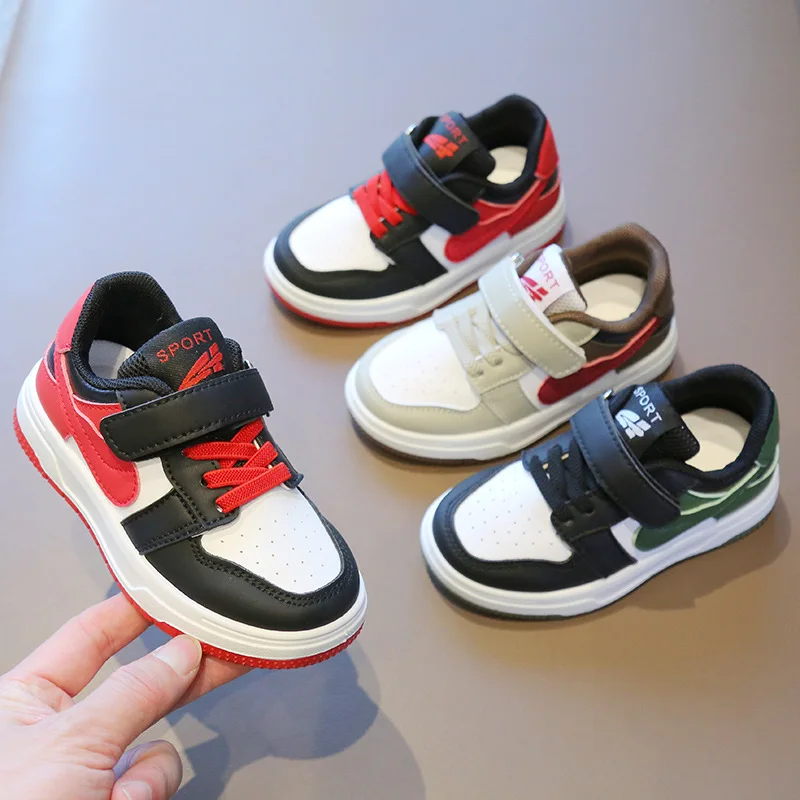 

Children's Sneakers2024Spring and Autumn New Boys' Casual Sneakers Lightweight Girls' White Shoes Soft-Soled Shoes for Baby Sing