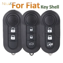 Car Key Case Shell for Fiat 500 Panda Bravo Punto Ducato for Peugeot Boxer for Citroen Jumper SIP22 2 3 Buttons Housing Cover