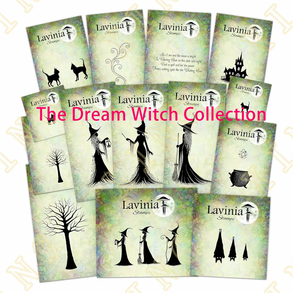 2024 New The Dream Witch Collection Silicone Stamps Diy Scrapbook Diary Decoration Embossed Paper Card Album Craft Template