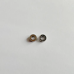 10pcs phenolic brown cage ceramic bearings SR144TiN for Ruca NSK open 3.175x6.35x2.38mm