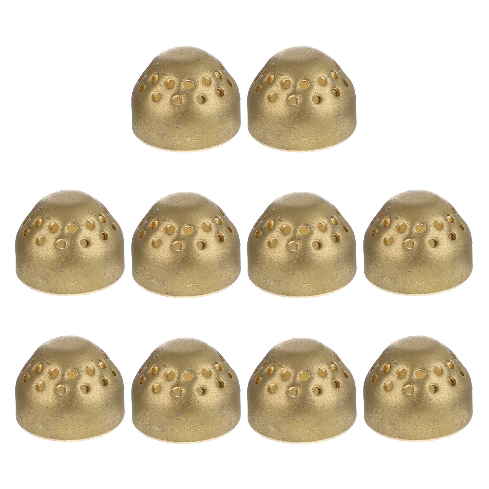 

10Pcs Gas Stove Fire Distributors Copper Material Not Easy to Deform for Stove Burner Accessories Cookware Efficiency