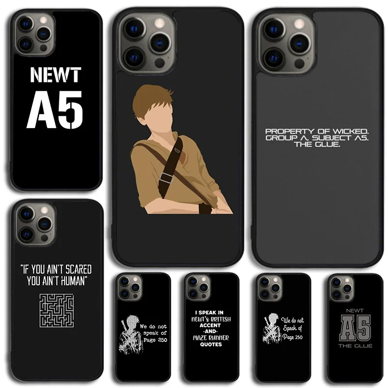 Newt The Maze Runner Phone Case Cover For iPhone 16 15 14 SE 2020 XR XS 11 12 13 Mini Pro MAX Plus Coque