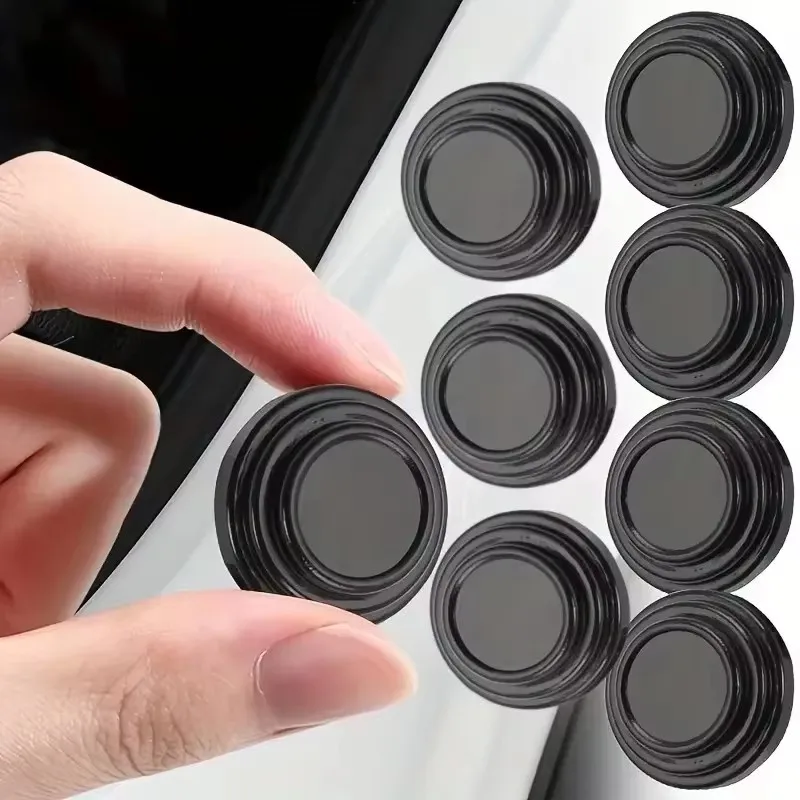 10/20Pcs Car Door Silicone Anti Shock Pad Universal Trunk Sound Insulation Thickening Cushion Stickers Anti Scratch Gaskets
