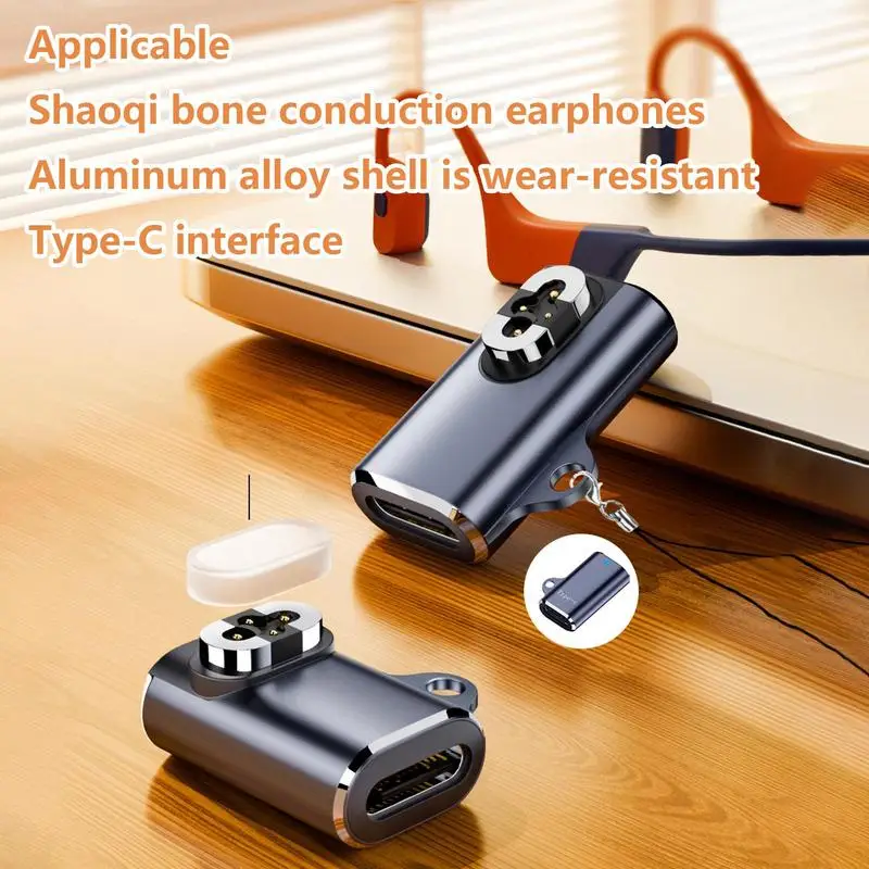 For Shokz S710 Safe Charging Magnetic Adapter For Earbud Type-C Magnetic Earbuds Cable Adapter Safe Earbud Charger Adapter For