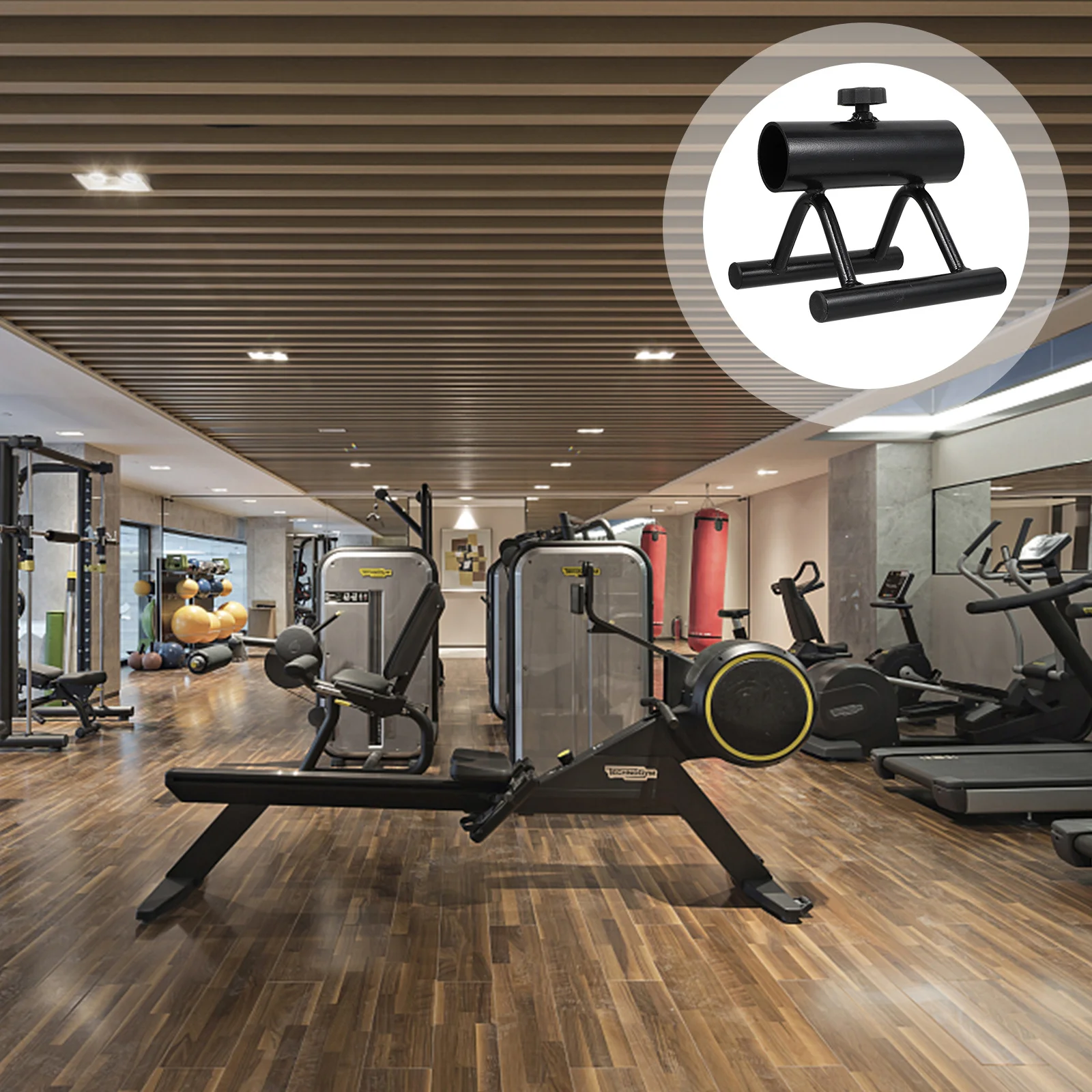 

1Pcs Fitness Handle Premium Steel Sturdy Muscle Training Pulling Down Bar Home Gym Accessory Back Tension Lever Workout Pull Up