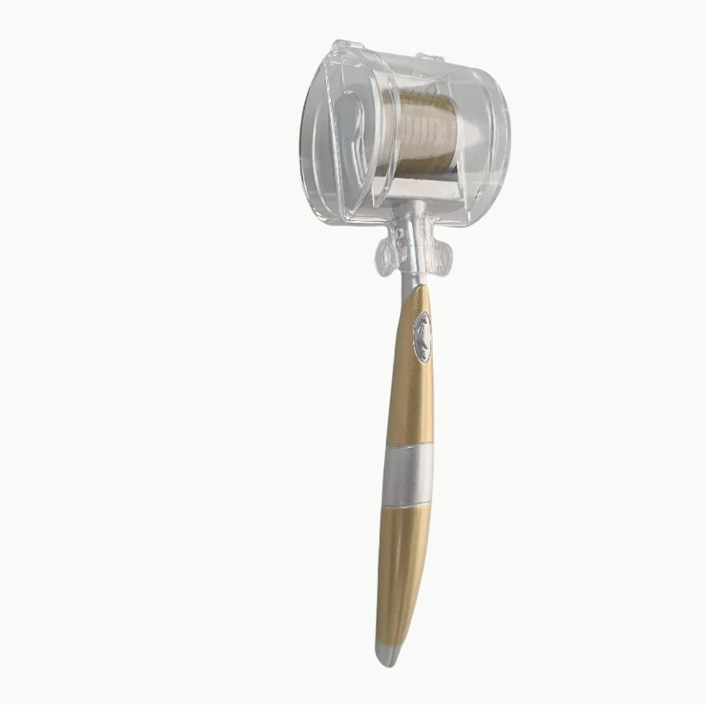 ZGTS 192 pinos Derma Roller 0.2mm Sistema de Microagulhamento Pontas de Dermaroller Caneta Derma para Cuidados Faciais e Capilares