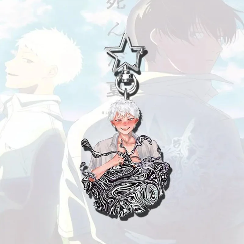 أنيمي الصيف هيكارو يموت تأثيري المفاتيح للجنسين الكبار الاكريليك كيرينغ مفتاح سلسلة 3 قطعة/المجموعة حقيبة حلية زخرفية الدعامة #3