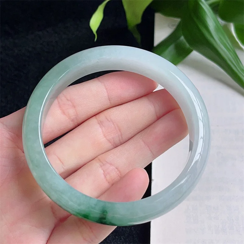 

Natural Myanmar Jade Jade 54mm-62mm bracelet Princess jewelry bracelet send mom send girlfriend gift