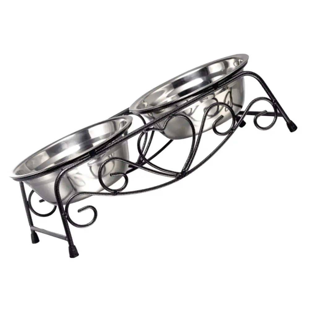 

Stainless Steel Pet Feeding Bowl Detachable Design for Cats Dogs Comfortable Eating Drinking Smooth Edges Bite Resistant Stable