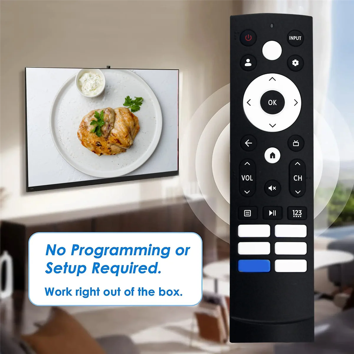 A23K-ERF3T90H Substitua o controle remoto IR para Hisense Android Smart TV sem voz