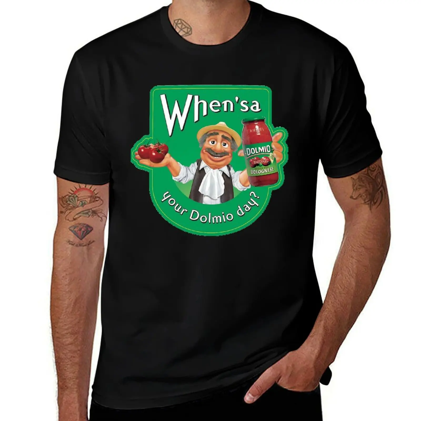 

When&x27;sa Your Dolmio Day T-Shirt oversized t shirt anime clothes sports fans sweat shirts, men