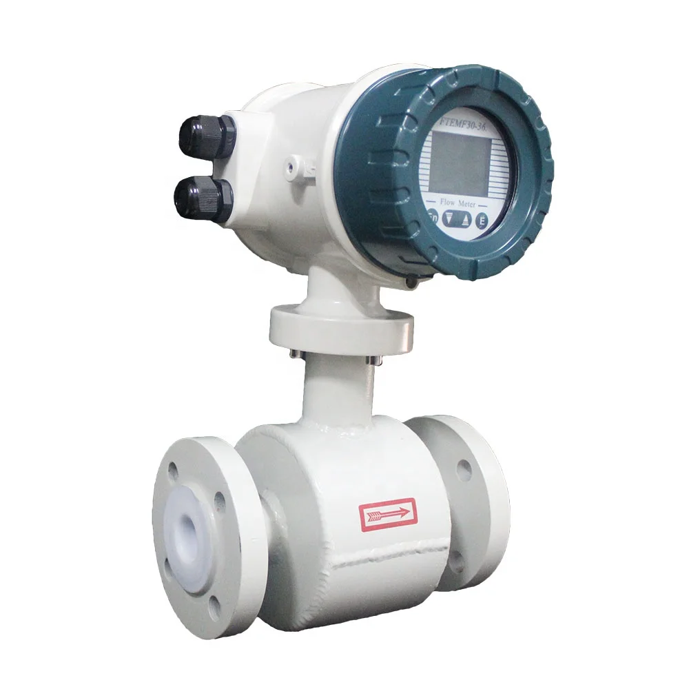 Flange Clamp Fire Hydrant Liquid Control Water Counter Flow Sensor Pulse Meter Digital Electromagnetic Flow Meter