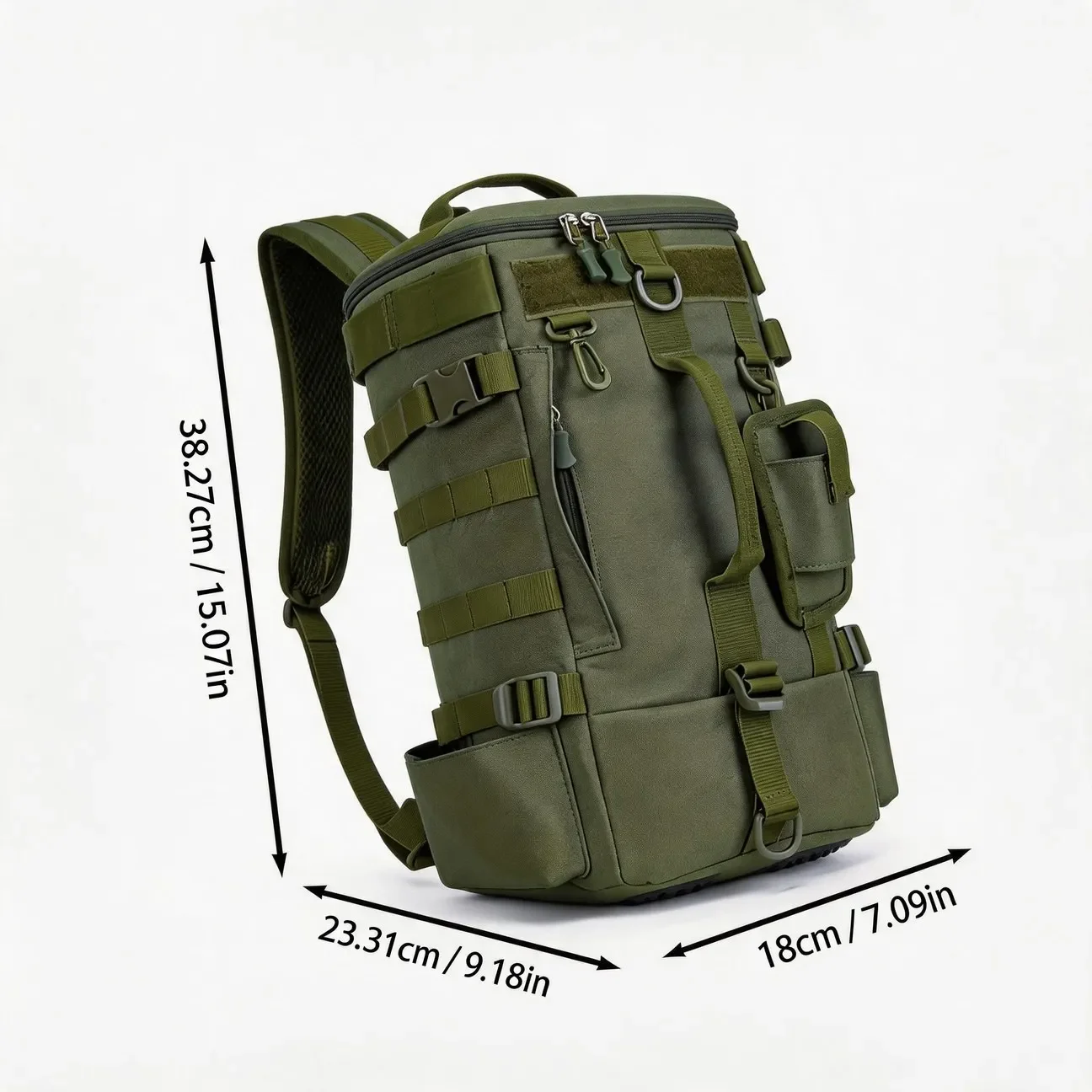 Multifunctional Lure Fishing Backpack With Knife Hanging Bag Modern Minimalist