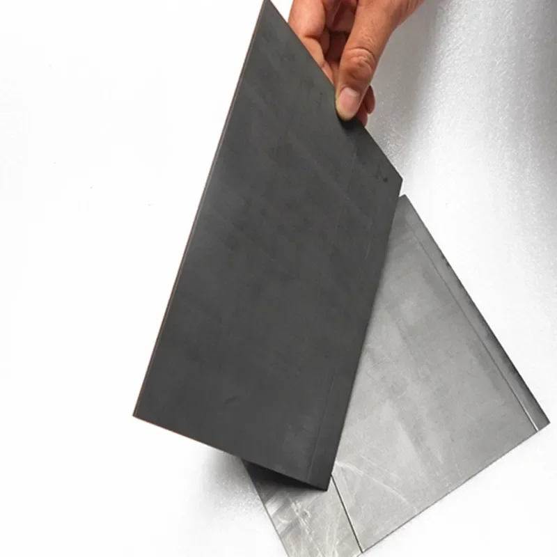 100X100mm Graphite Plate Panel Sheet High Pure Carbon Graphite Multi-sizes High Purity Electrode Graphite Carbon Sheet