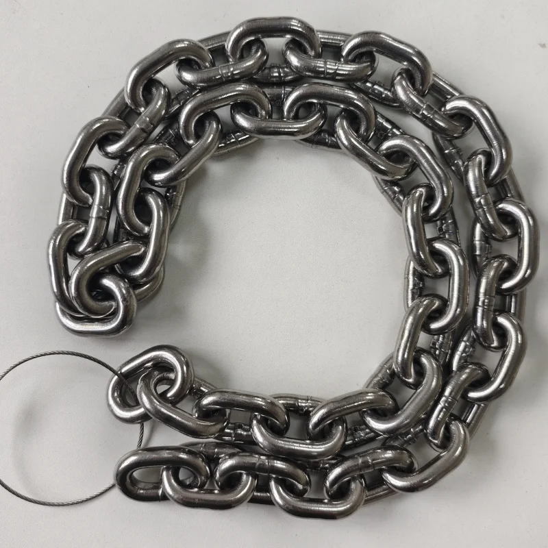 50 متر 316L الفولاذ المقاوم للصدأ DIN766 G60 مرساة سلسلة المقاومة للتآكل سلسلة بحرية تتطابق بدقة مع مرساة Windlass
