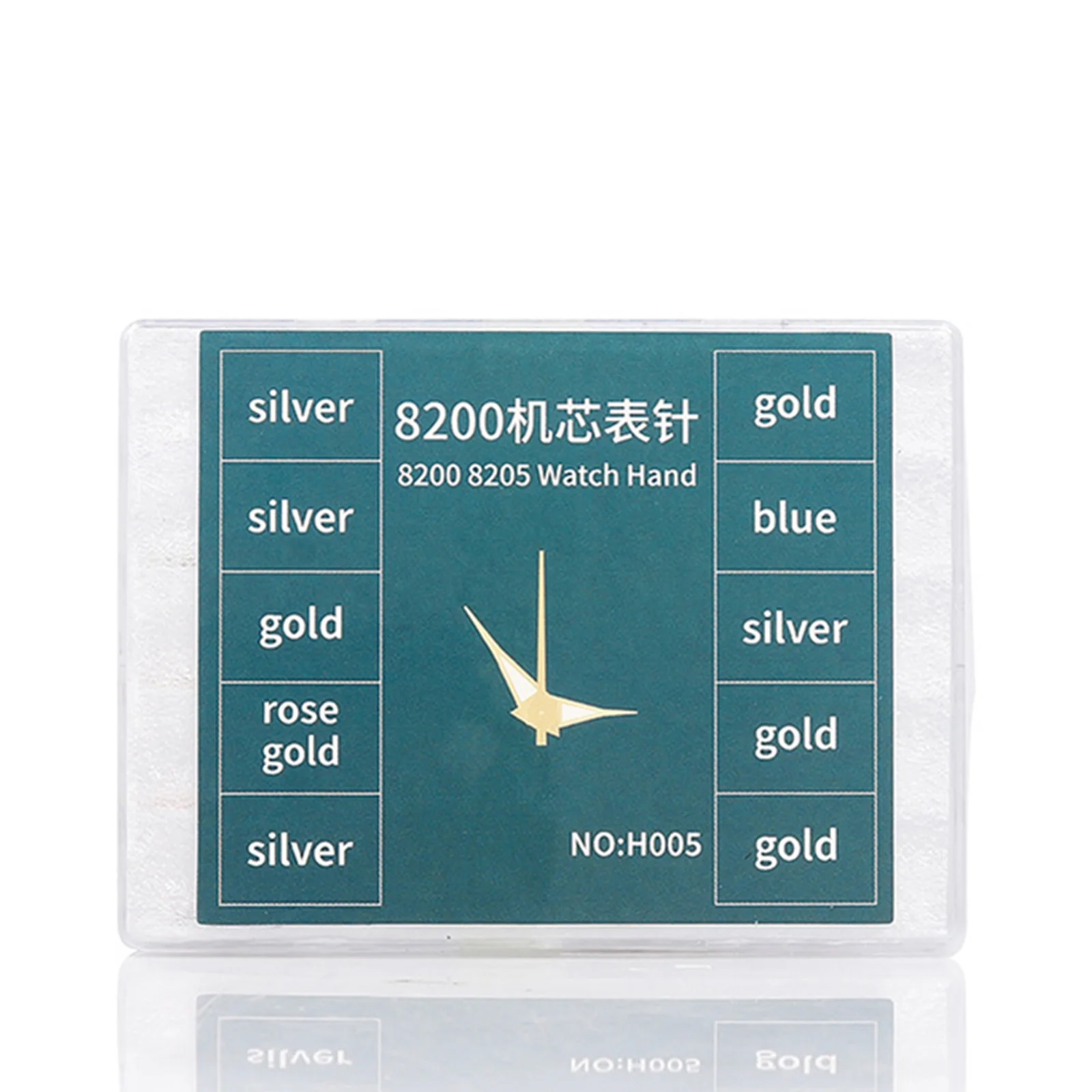 1 Box Assorted Luminous Watch Hands Replacement Watch Needles Repair Tool Kit For Miyota 8200 8205 Watch Movement Accessories