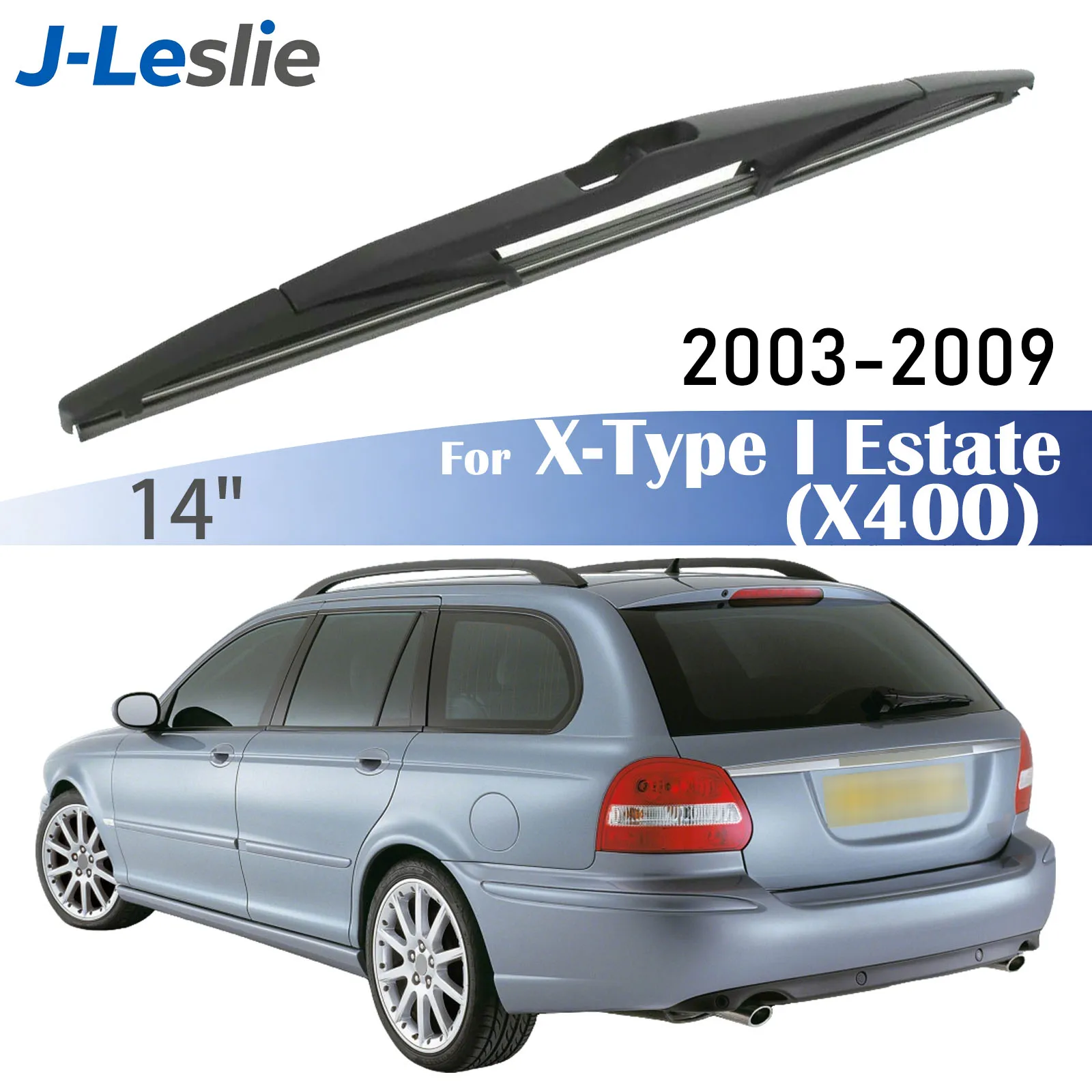 14-Zoll-Heckwischerblatt für Jaguar X-Type I Estate X400 2003–2009, Windschutzscheibenwischer, Scheibenwischer, Zubehör scheibenwischer Hinten Heckwischerarm