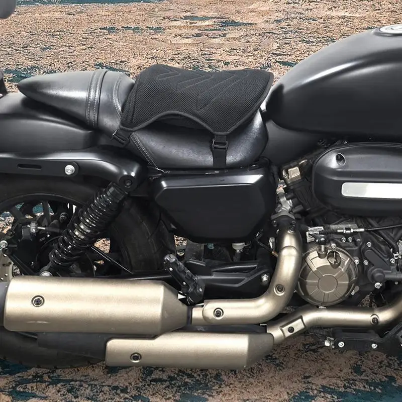 دراجة نارية وسادة للمقعد مقعدين دراجة نارية وسادة للمقعد طويلة امتصاص الصدمات الدراجة اكسسوارات غطاء بيلايون لركوب مباراة في الهواء الطلق