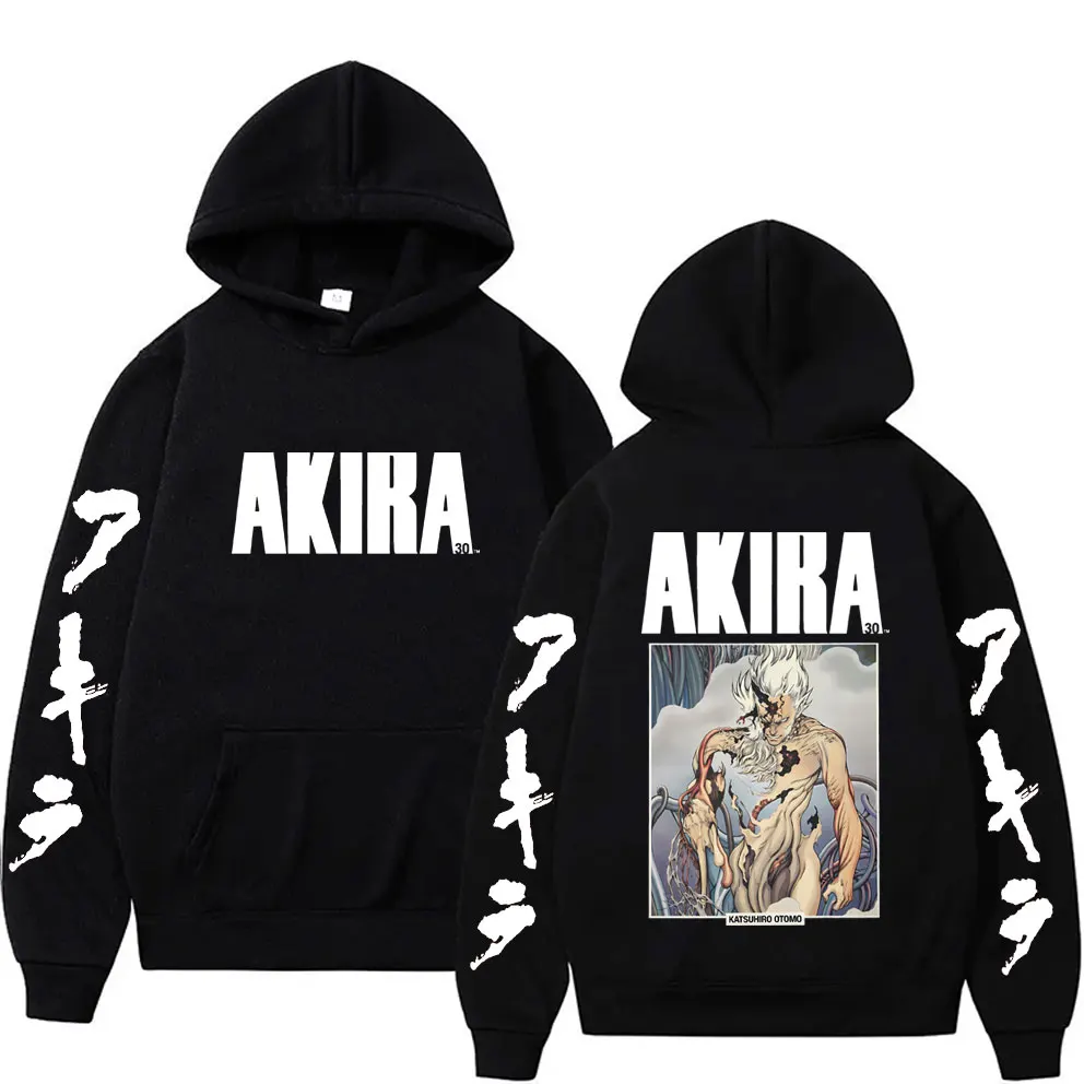 

Anime Akira Hoodie Japanese Science Fiction Cartoon Movie Shotaro Kaneda Pullover Hoodies Men Women Fashion Y2k Hooded Tracksuit