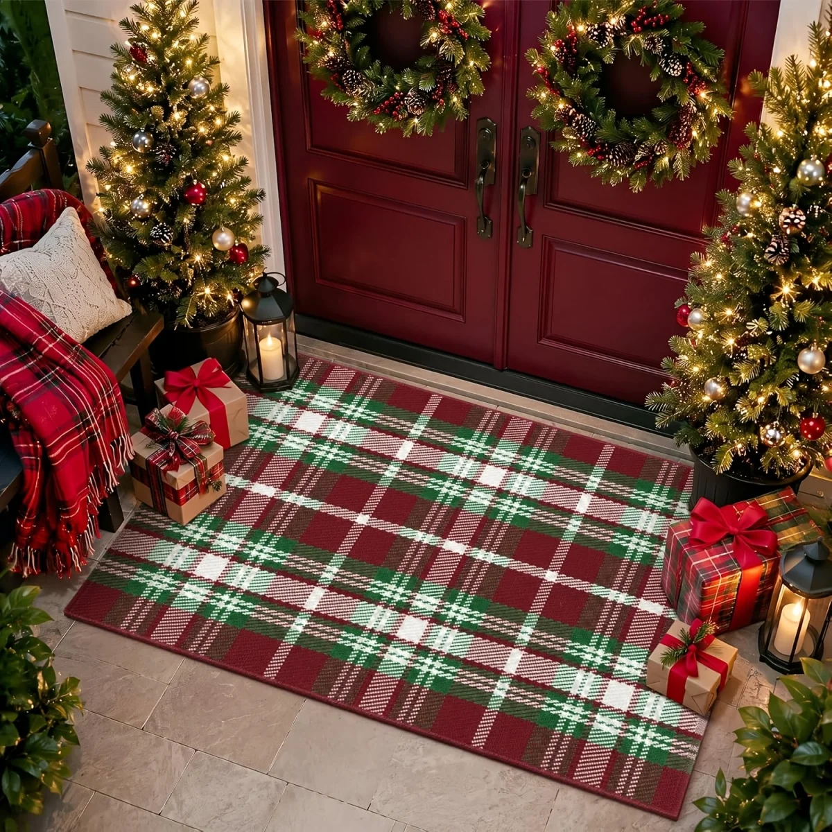 What Happens On The Patio Stays Funny Doormat Floor Mat Non-slip Entrance Rug Humor Home Decor Welcome Mat Indoor Outdoor