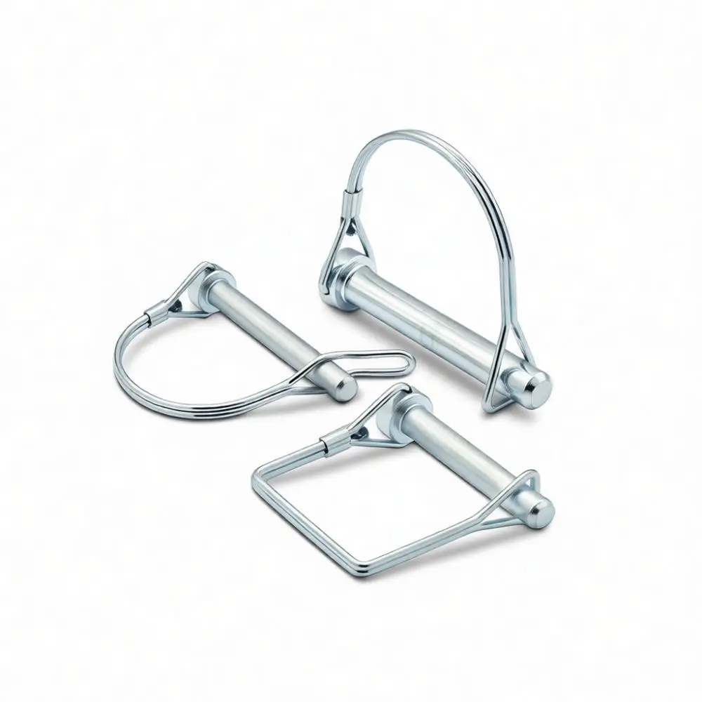 High Quality Square Locking Pin D Shape Trailer Safety Pin Galvanized Positioning Fastener For Automotive Hardware Tool