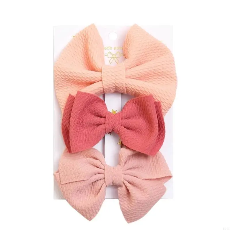 

E06f детские волосы зажимы для волос Bowknot Hairpins Barrettes 3Pieces Hair Pins для детской девочки фотография модные для