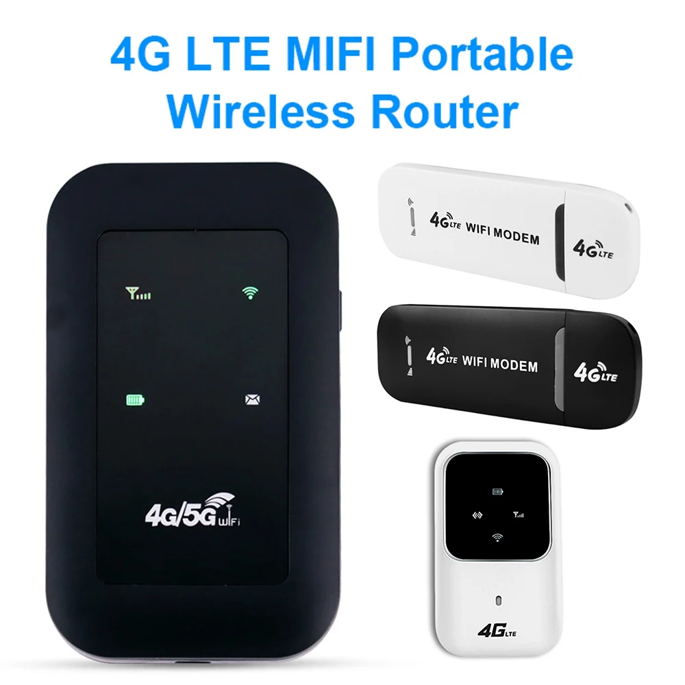 4G Wireless LTE WiFi Router Amplifier 150Mbps 3G/4G SIM Card Slot Network Expander Mobile Hotspot Wireless Wifi Modem Router