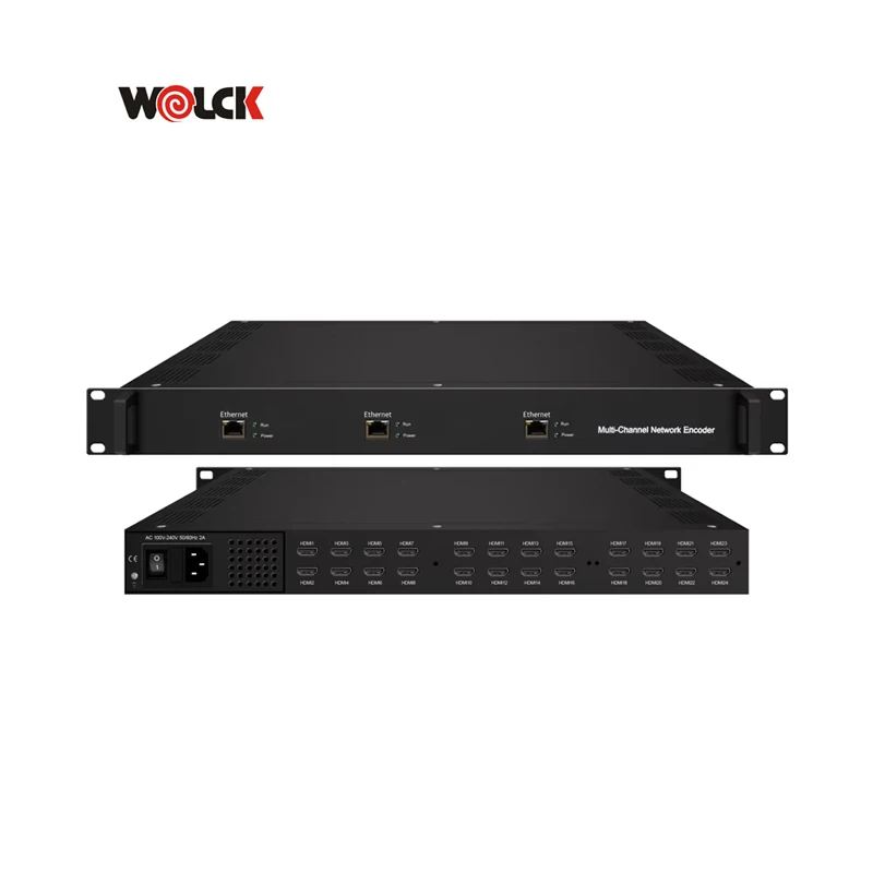 H.264/H.265 HD Video Multi Network Encoder 2/4/8/16/24/32 Channel HD MI for IPTV Encoder Radio & TV Broadcasting Equipment