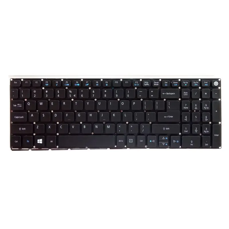 Nowość dla Acer Aspire 5 A515-51 A515-51G A515-52 A517-51 A517-51G podświetlana klawiatura US