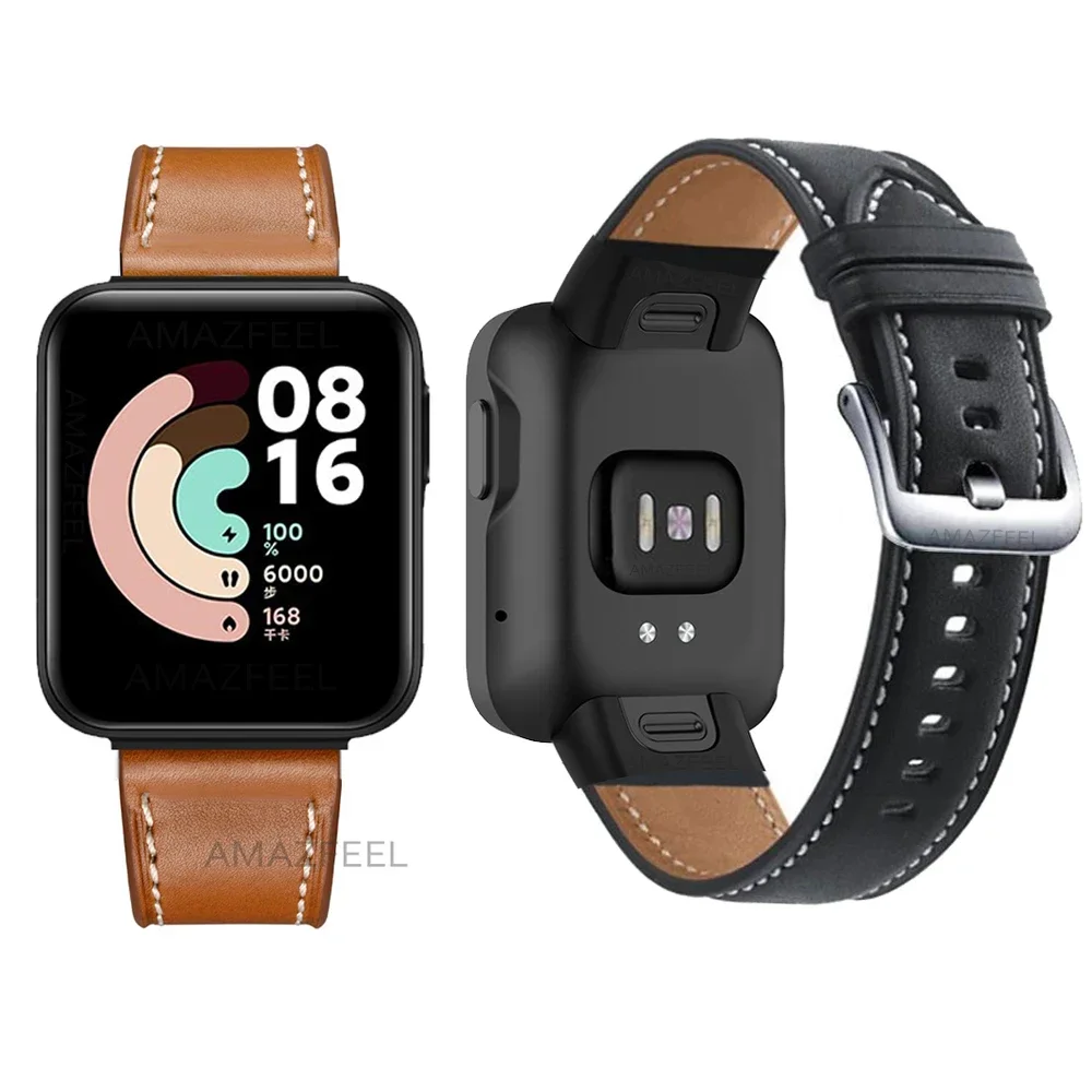 Bracelet de rechange en cuir pour montre connectée Xiaomi Mi Watch 2 Lite, accessoires