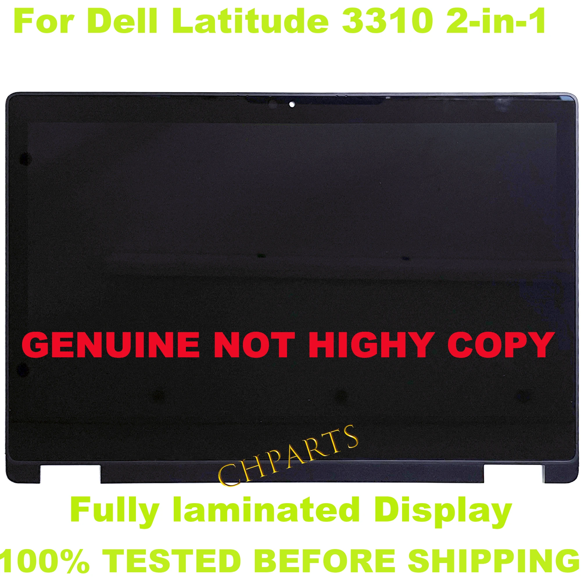 

TG1WM 135WG 13.3" 1080p For Dell Latitude 3310 2-in-1 P118G P118G001 Laptop Replacement Assembly Panel Display LCD Touch Screen