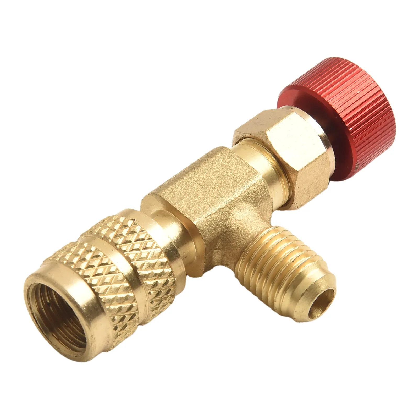 As Pictures Show R22 R410 Connector Single Hand Operation High-quality Brass Leak-free Connections Sealing Device