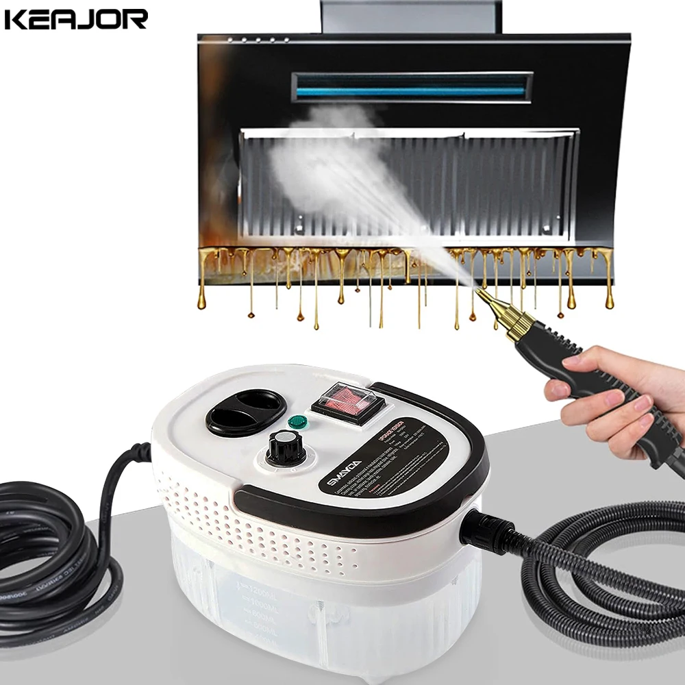 

Steam Cleaner 2500W High Pressure Temperature Steam Cleaning Machine For Air Conditioning Kitchen Hood Home Car Steaming Cleaner