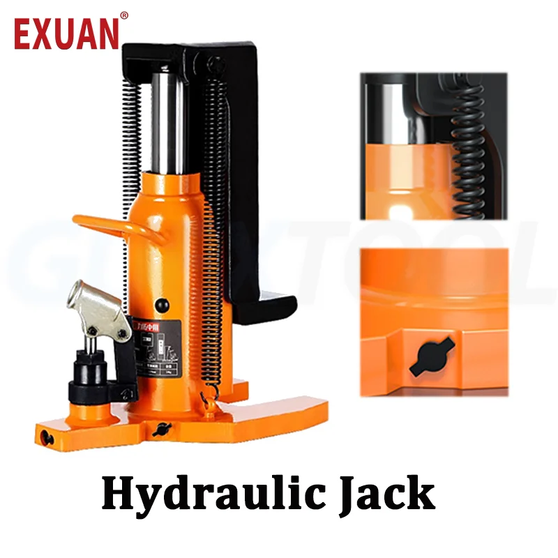 

Hydraulic Vertical Jack Transporting Heavy Equipment Aluminum Molds Safety Relief Valves Claw Type Car Hydraulic Crane Jack 2.5T