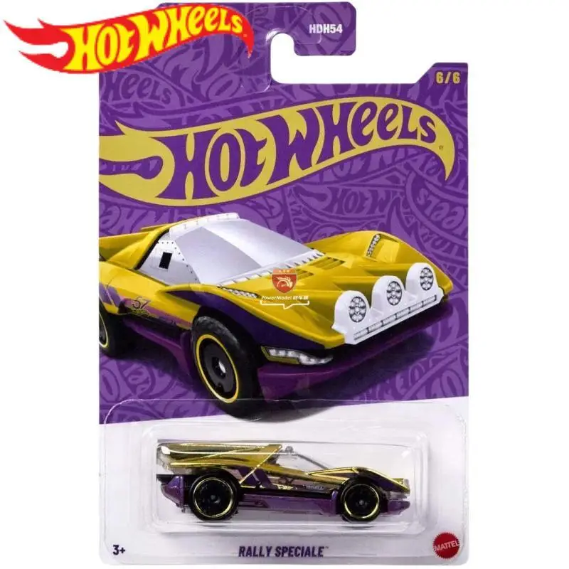 

Оригинальные Hot Wheels Semi Premium фиолетовые и золотые серии Rally Speciale 6/6 модели автомобилей игрушки подарки на день рождения для мальчиков