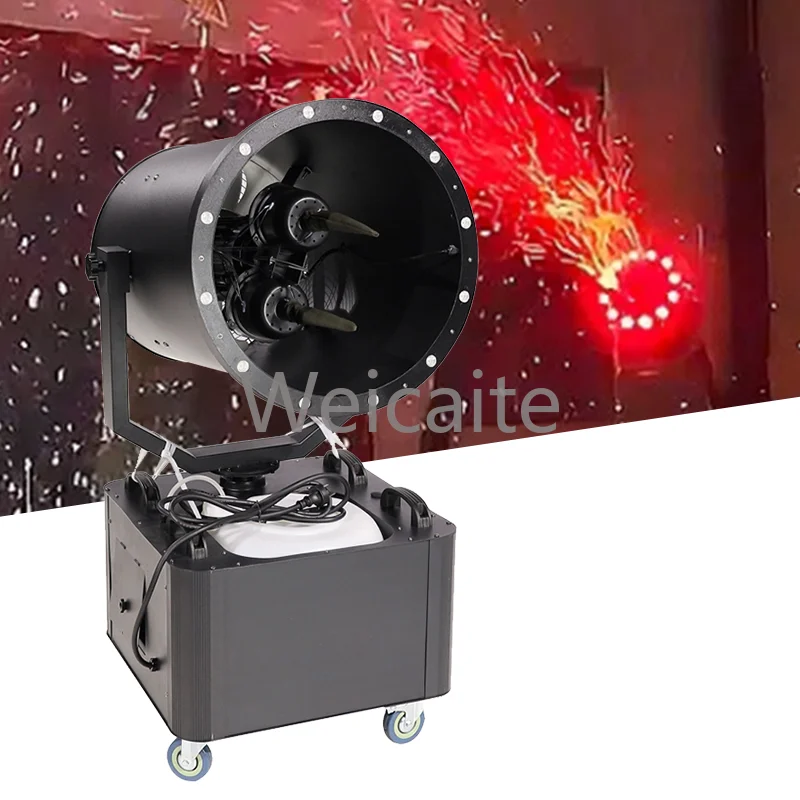 

CH-4000 4000 Watt Rotary Light Emitting Diode Snow Machine Hot Sale Wedding Stage Atmosphere Equipment Dry Ice Product Category