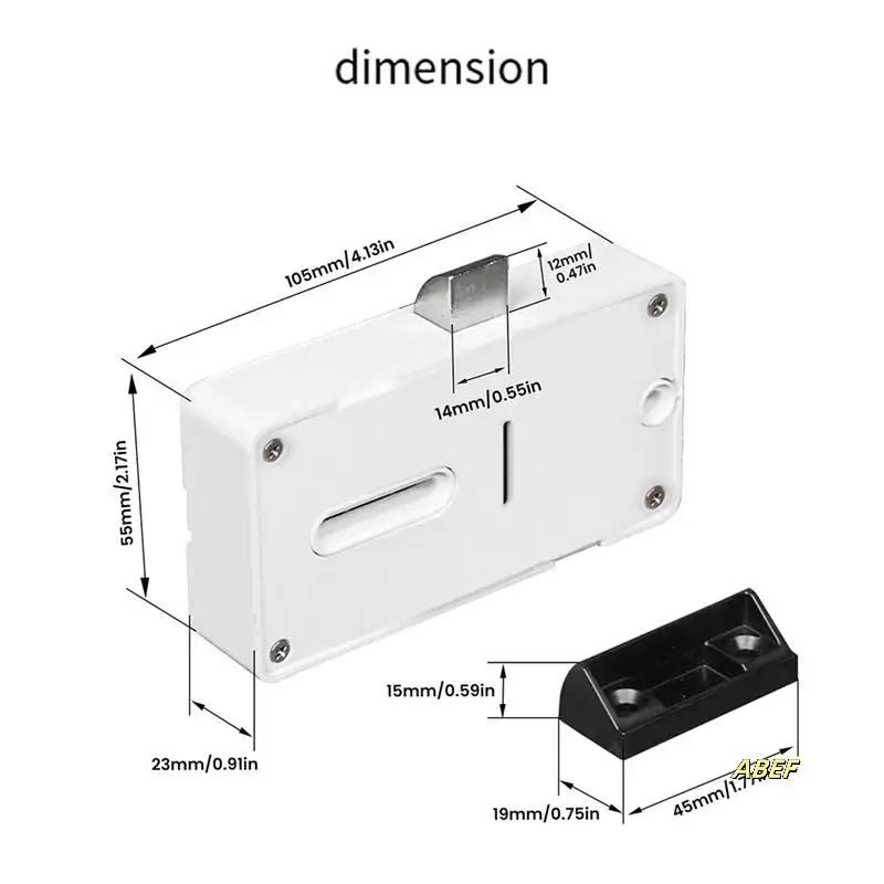 Умный замок Tuya Bluetooth для шкафа с дистанционным управлением через приложение и IC-картой, вход без ключа для деревянных дверей