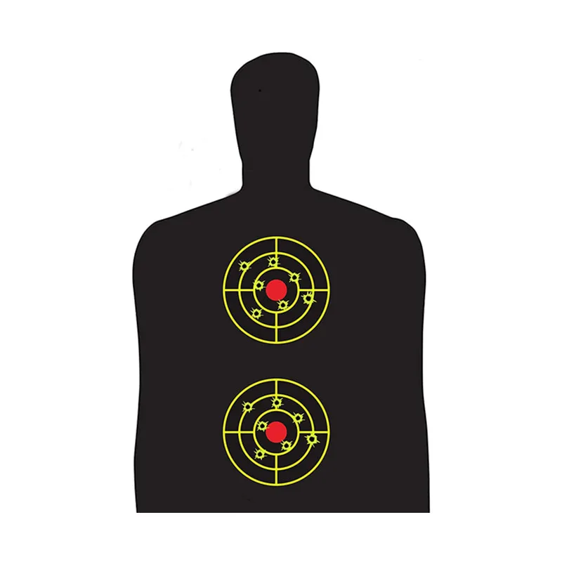 Target Stickers 3 inch Reactive Targets for Shooting with Fluorescent Yellow Impact, Shooting Targets for BB Pellet Airsoft Guns