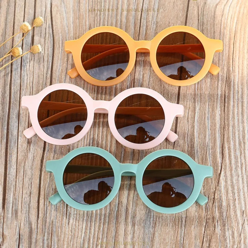 Parent-child Outdoor Sun Protection Glasses Cute Children's Sunglasses 1-8 Year Old Baby Decorative Trendy Kids Sun Eyeglasses