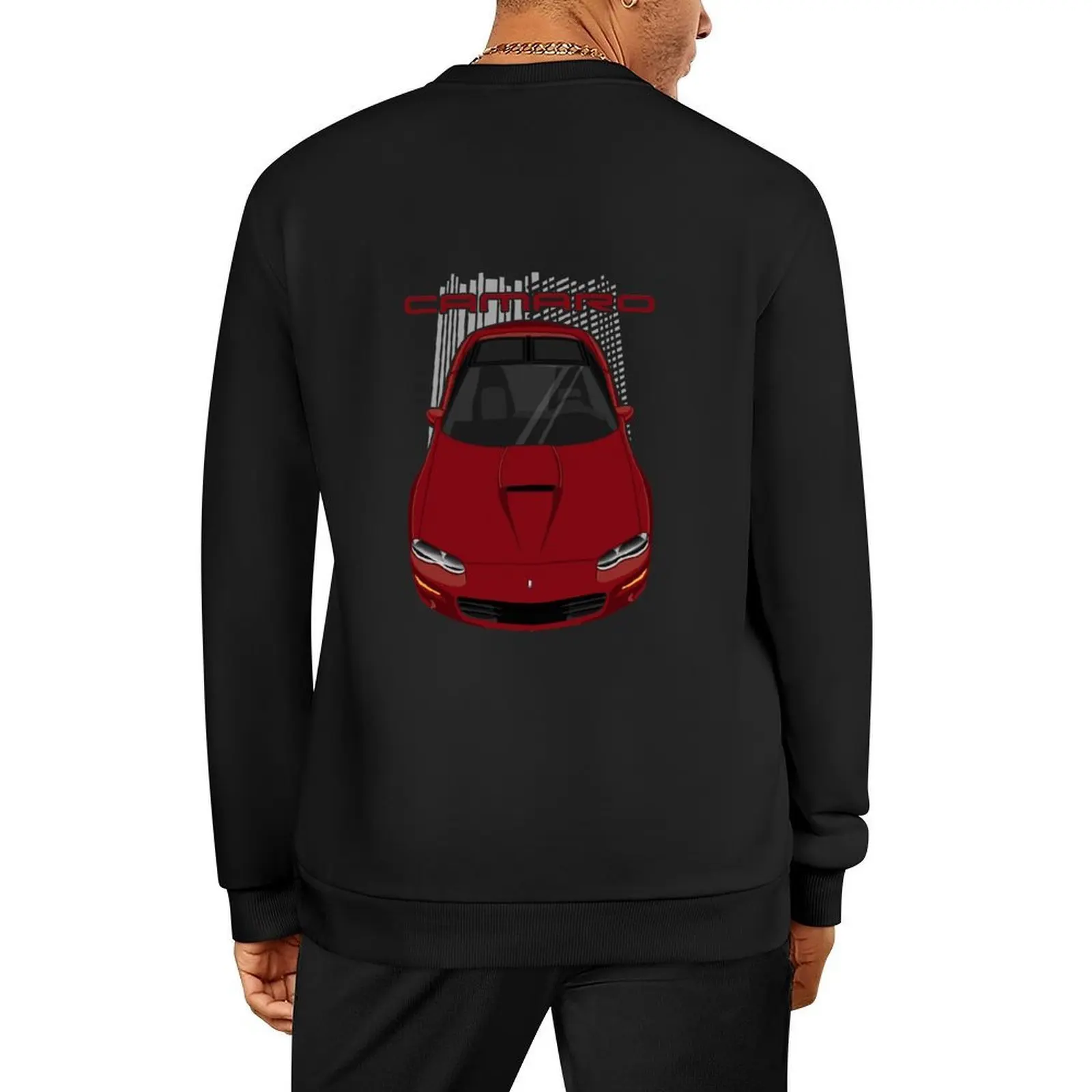 

Camaro 4th gen - red Pullover male clothes mens clothing korean clothes tracksuits pullover