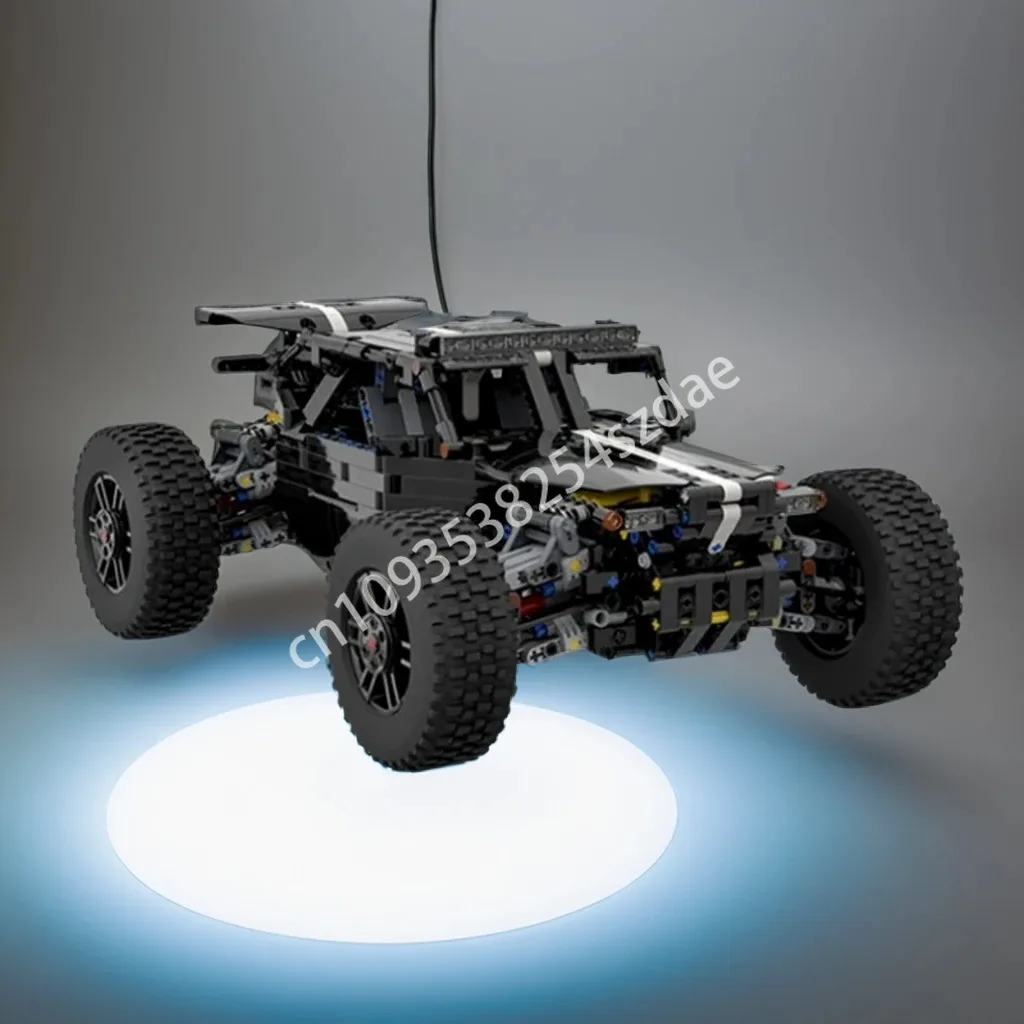 

1734 шт. MOC 4WD гоночная багги черный + BuWizz MOD технические строительные блоки решают проблему креативная рождественская игрушка в подарок