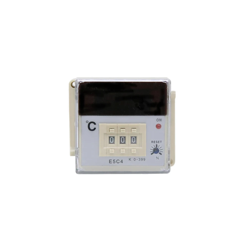 

Digital Display Temperature Controller K Type Thermostat - Thermoregulator Controlling Unit 0-399 / 0-999 Celsius E5C4