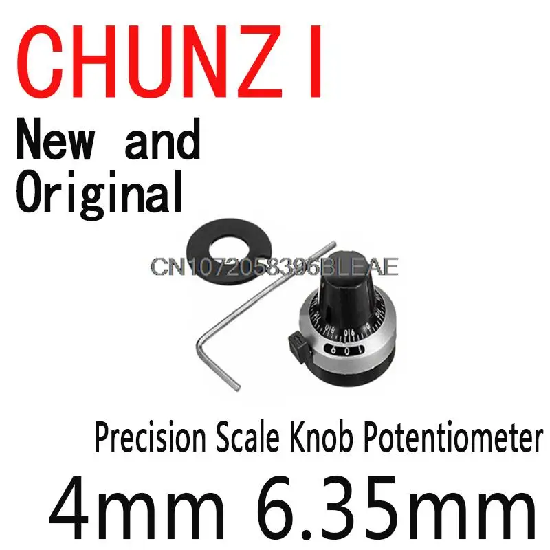 1PCS WXD3-12/WXD3-13 3590S Precision Scale Knob Potentiometer Knob Equipped With Multi-turn Potentiometer 4mm 6.35mm