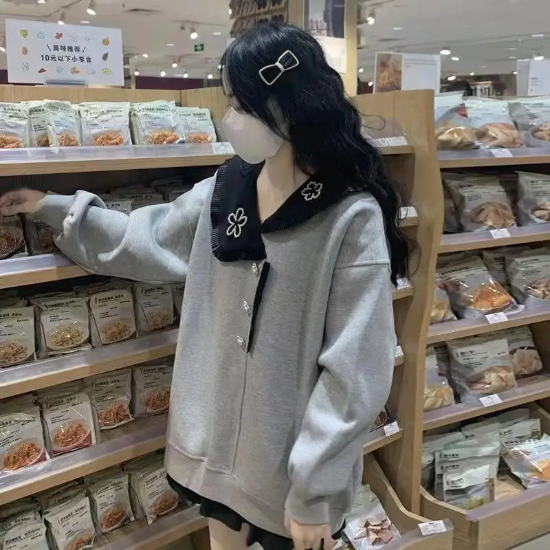 بلوزات امرأة التخسيس طول قصير مطاطا كابليس الكتابة على الجدران المتعثرة سوبر كبيرة الحرم الجامعي الألوان الصيف Colorblock Y2K #4