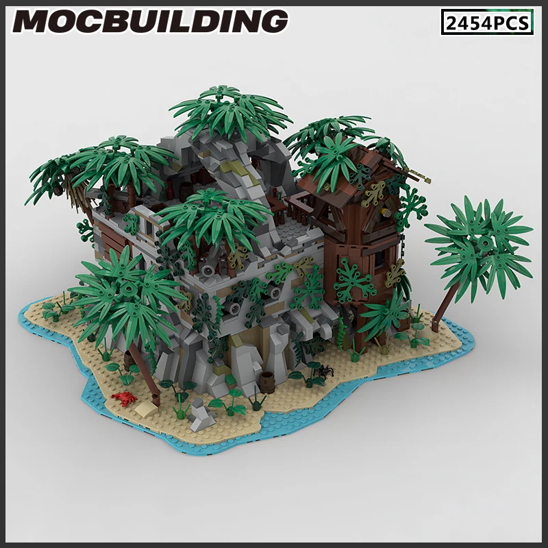 

MOC Buidling Blocks Islands Modular Model DIY Bricks Landscape Series Collection Assemble Toys Christmas Present Birthday Gifts