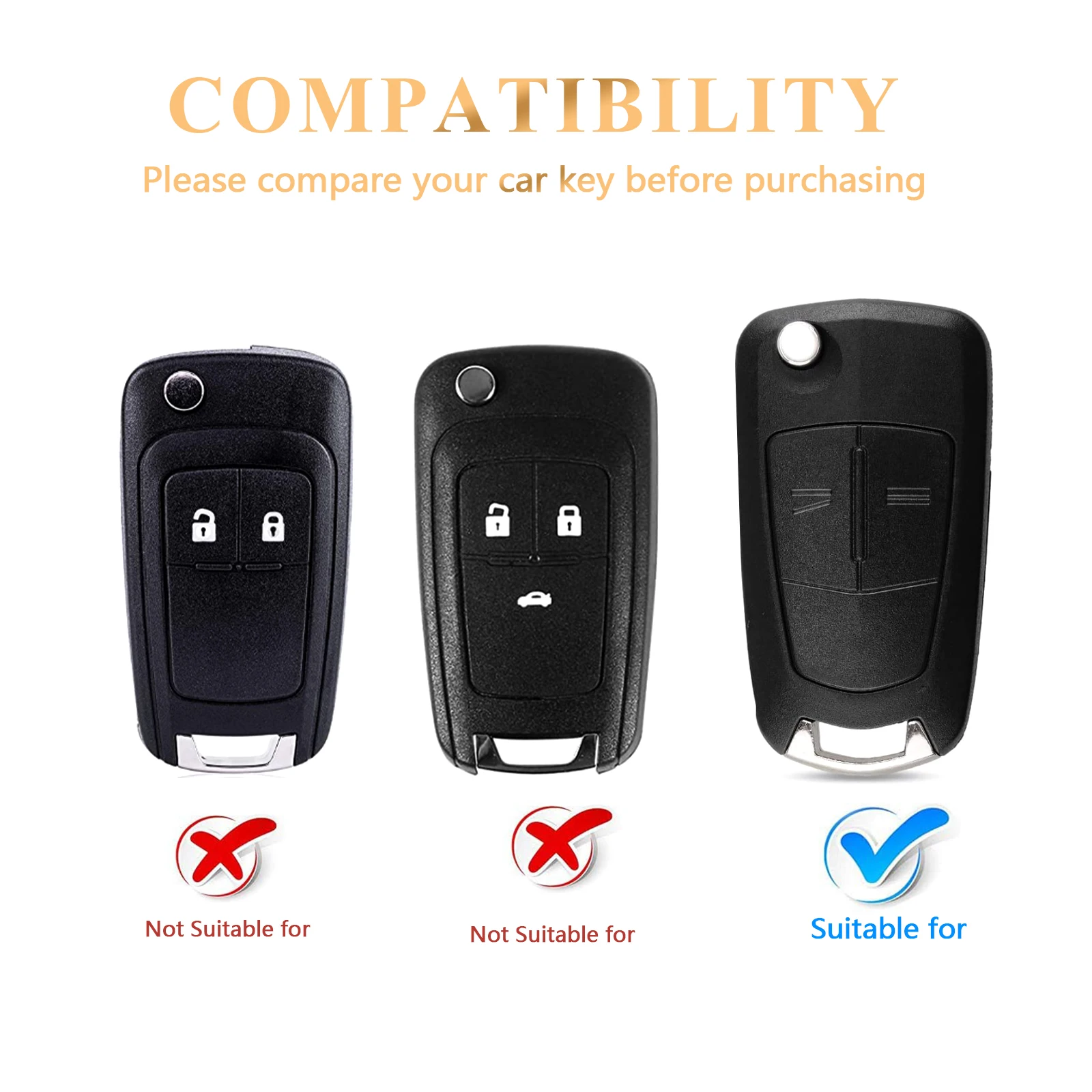 Car Remote Key Cover Case Shell Keychain for Opel Vauxhall Astra J Corsa D Insignia Vectra C Zafira Signum Accessories 2 Buttons