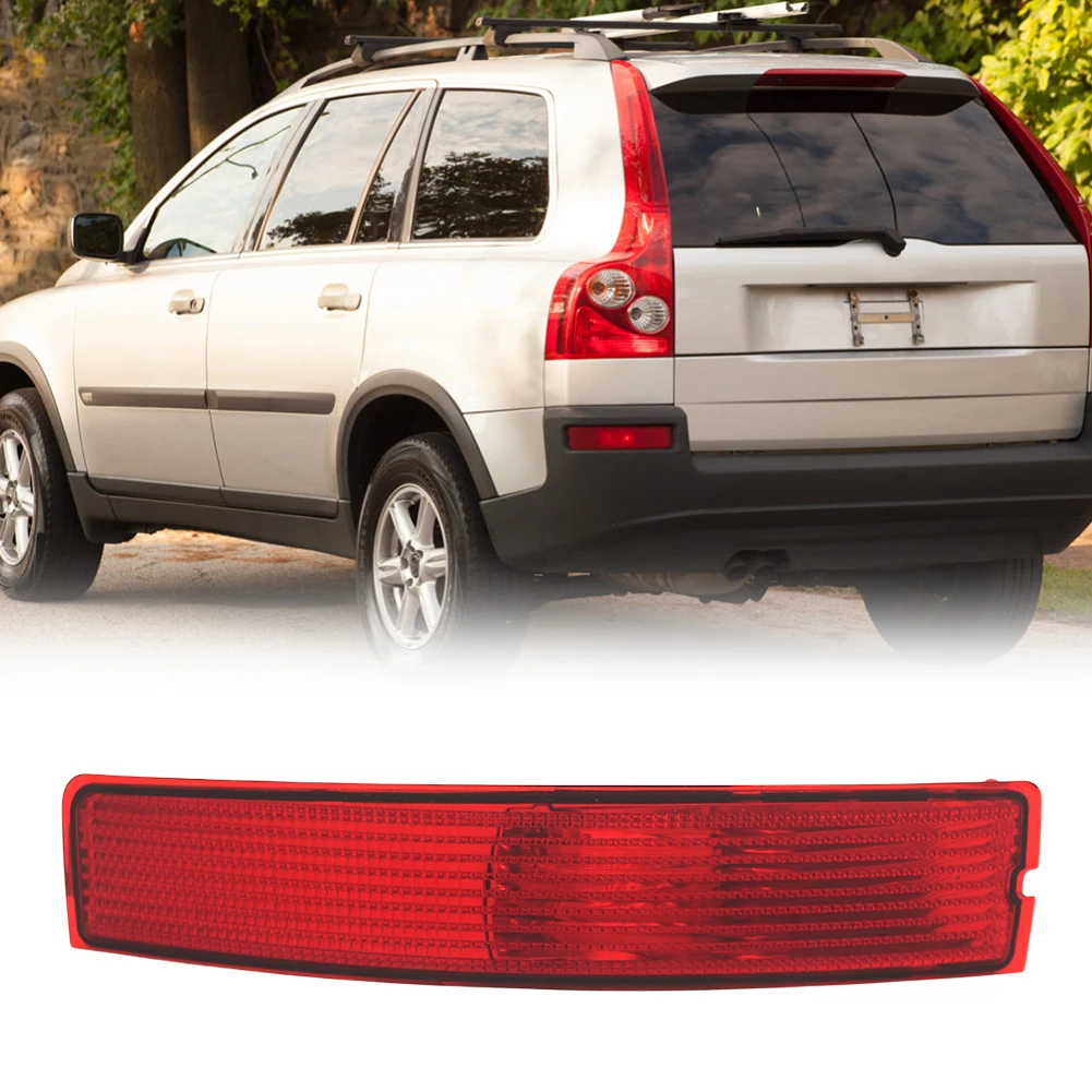 1 قطعة المصد الخلفي الأحمر الذيل مصباح الضباب المركزي عكس عاكس أضواء الفرامل لفولفو XC90 2003-2006/XC90 2007-2014 8693009 8693008 #3