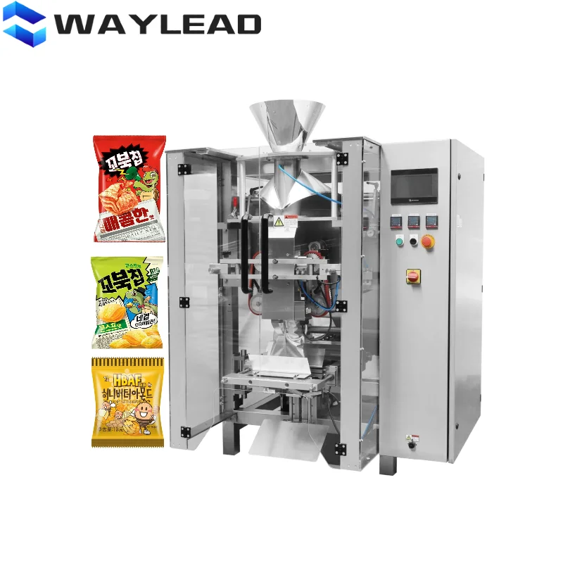 Multi-Function Vertical for Form Fill Seal Packaging Machine for Candy Packaging Paper Bags for Food Application